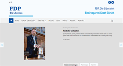 Desktop Screenshot of fdp-zhstadt.ch