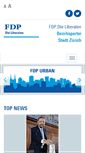 Mobile Screenshot of fdp-zhstadt.ch